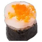 ซูชิกุ้งแก้วซอสไข่กุ้ง
