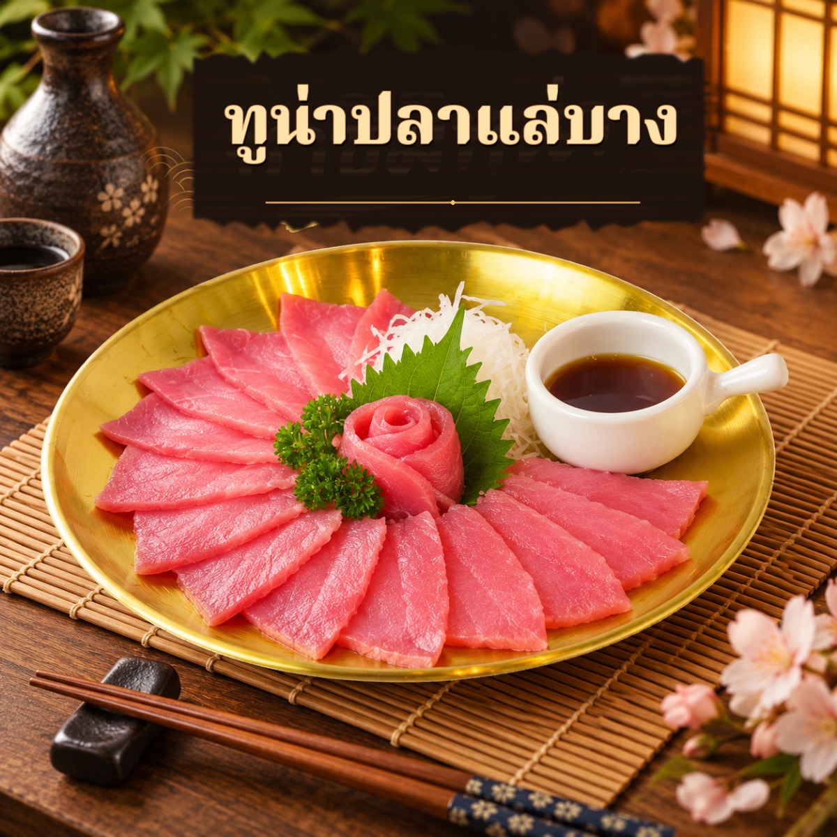ทูน่าปลาแล่บาง