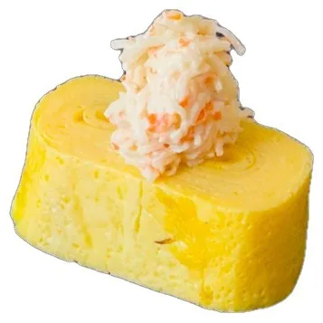 ไข่หวานย่างท๊อปสลัดปูอัด