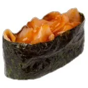 ซูชิกุ้งแก้วซอสกิมจิ