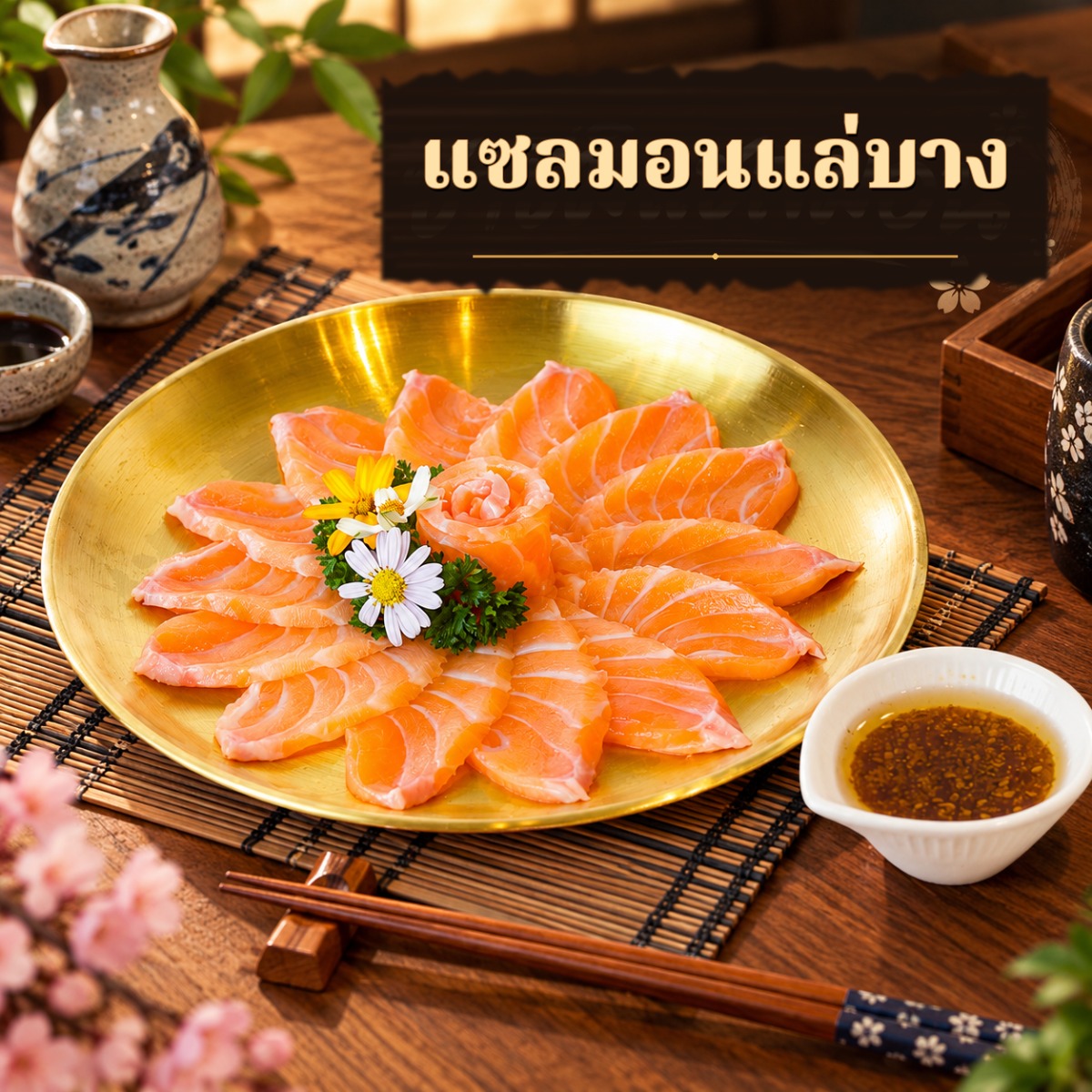 แซลมอนแล่บาง